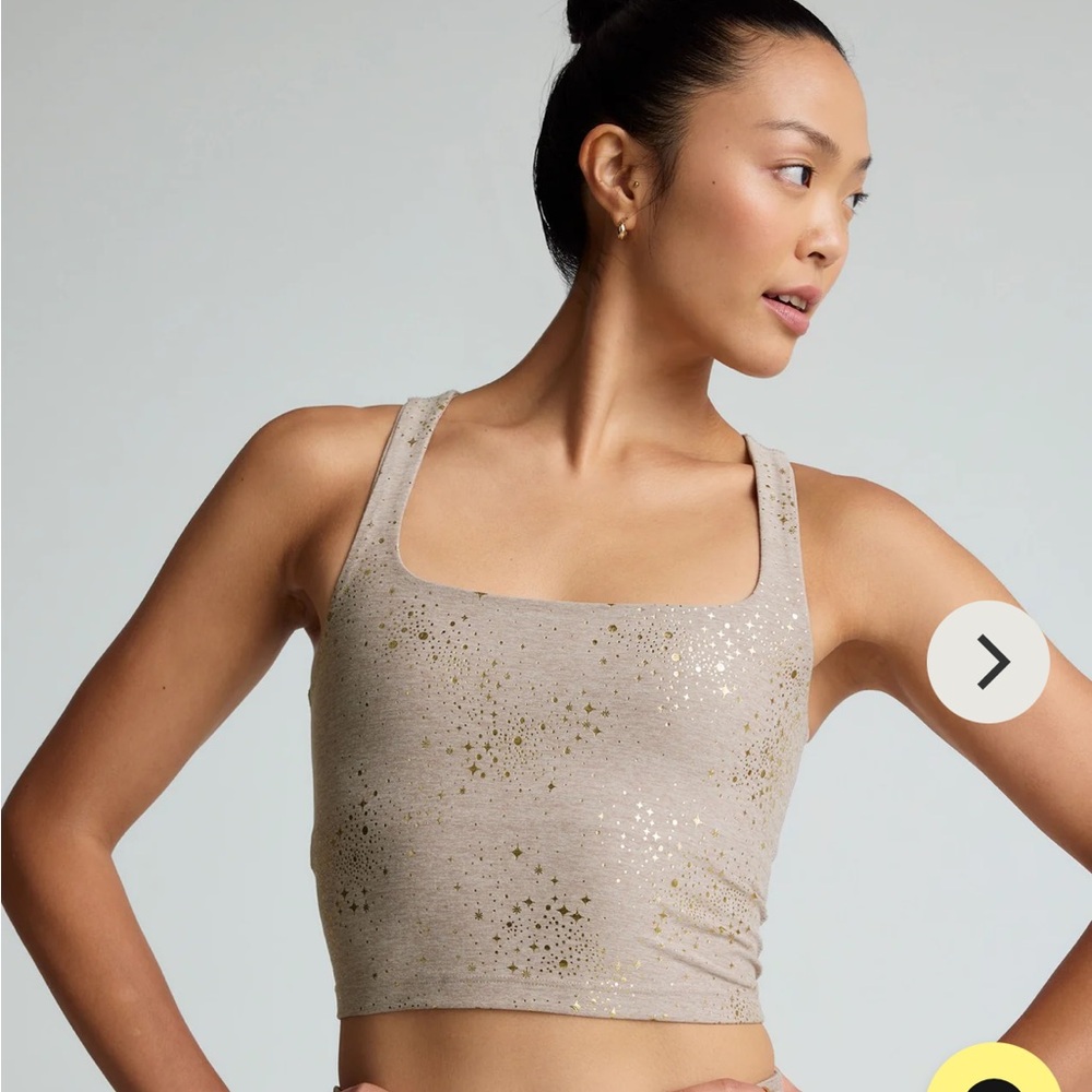 Beyond Yoga square neck cropped tank top